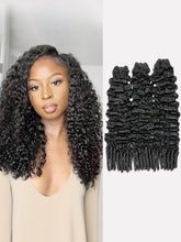 3PCS Burmese Curly 100% Human Hair Bundles Brazilian Virgin Hair Natural Black Soft & Bouncy Curly