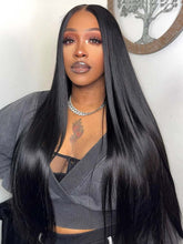 Black Straight Hair Lace Wig Upgraded 5*9 Invisible HD Transparent Lace Wigs