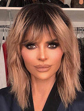 14" Lace Front Shoulder Length Synthetic Straight Lisa Rinna Wigs