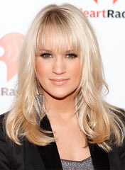 Beautiful Blonde Wavy Shoulder Length Celebrity Wigs