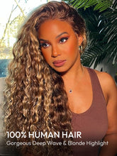 Deep Wave Highlight Lace Front Wigs 16-30 inches