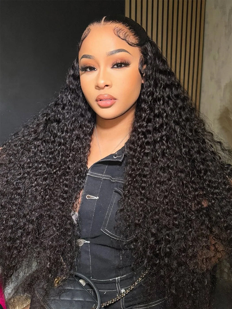 Long Wigs Deep Wave 16-36 Inches Human Hair Lace Front Wigs Natural Hair Frontal Wigs