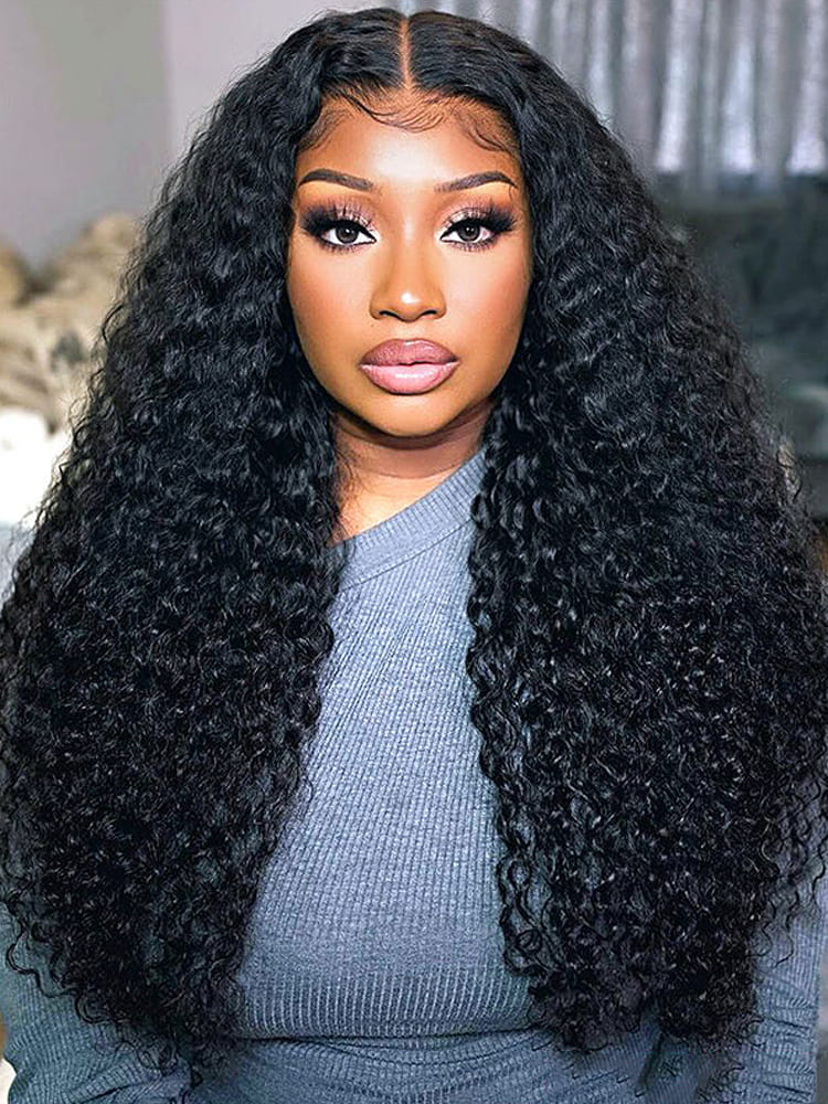 Water Wave Long Hair Wigs 16-36inches Natural Wave Long Lace Front Wigs