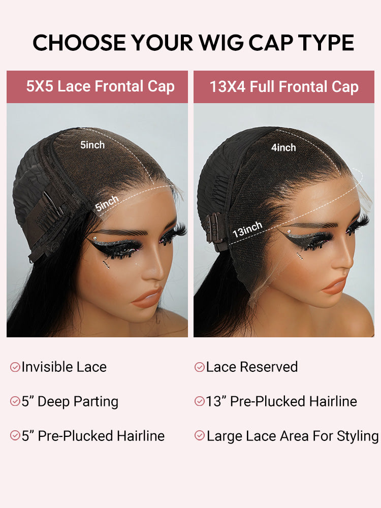 Blonde Water Wave Lace Front Wig 613 Human Hair Transparent Lace Wigs