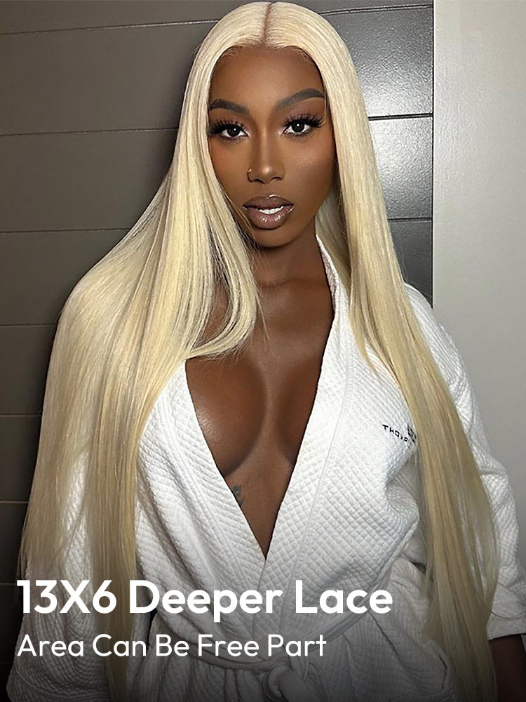 Blonde Wigs 613 Straight Hair 13*6 Frontal Wigs Human Hair Lace Front Wigs