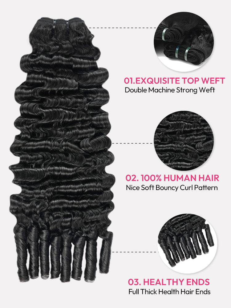 Burmese Curly One Bundle 100% Human Hair 10-30 Inch Weave