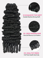 Burmese Curly One Bundle 100% Human Hair 10-30 Inch Weave