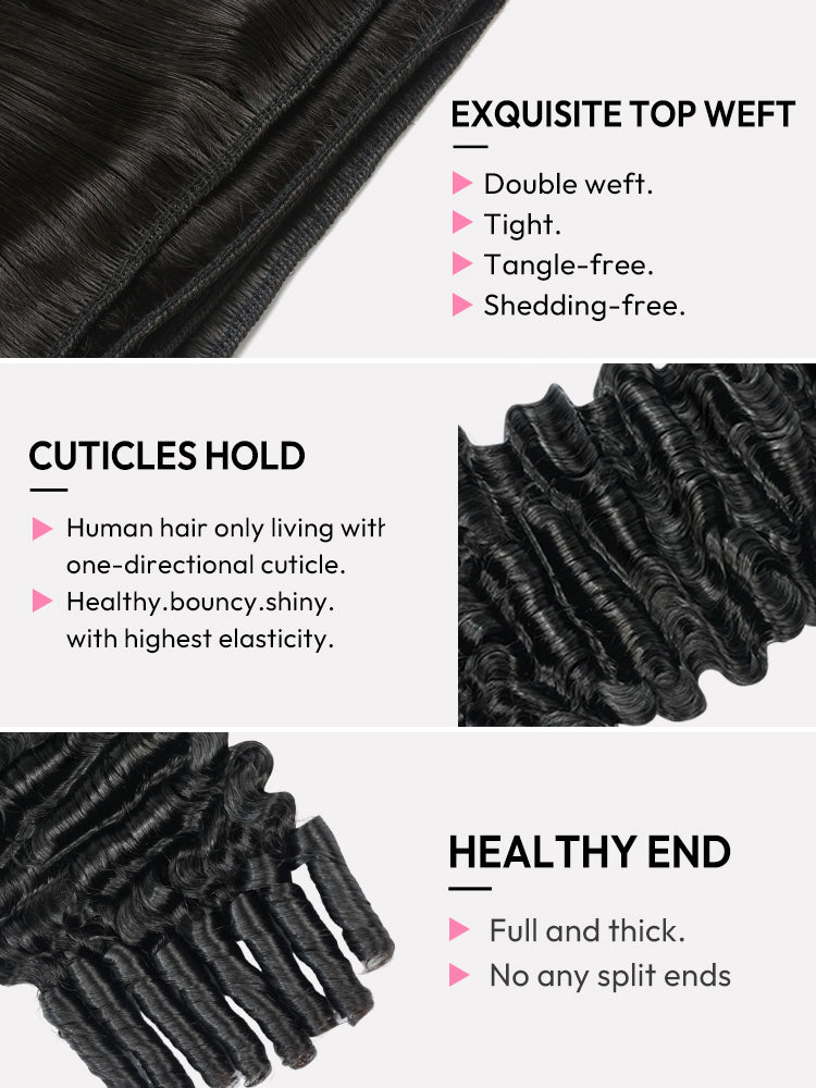 Burmese Curly One Bundle 100% Human Hair 10-30 Inch Weave