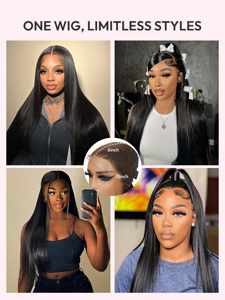 Long Straight Wigs 20 - 40 Inch Wig 13*6 Long Lace Front Wigs