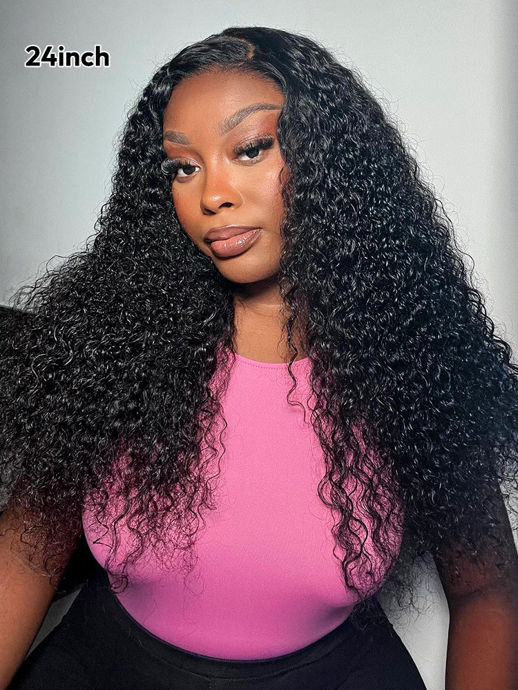 Deep Wave HD Transparent Lace Frontal Wigs Invisible HD Lace Wigs