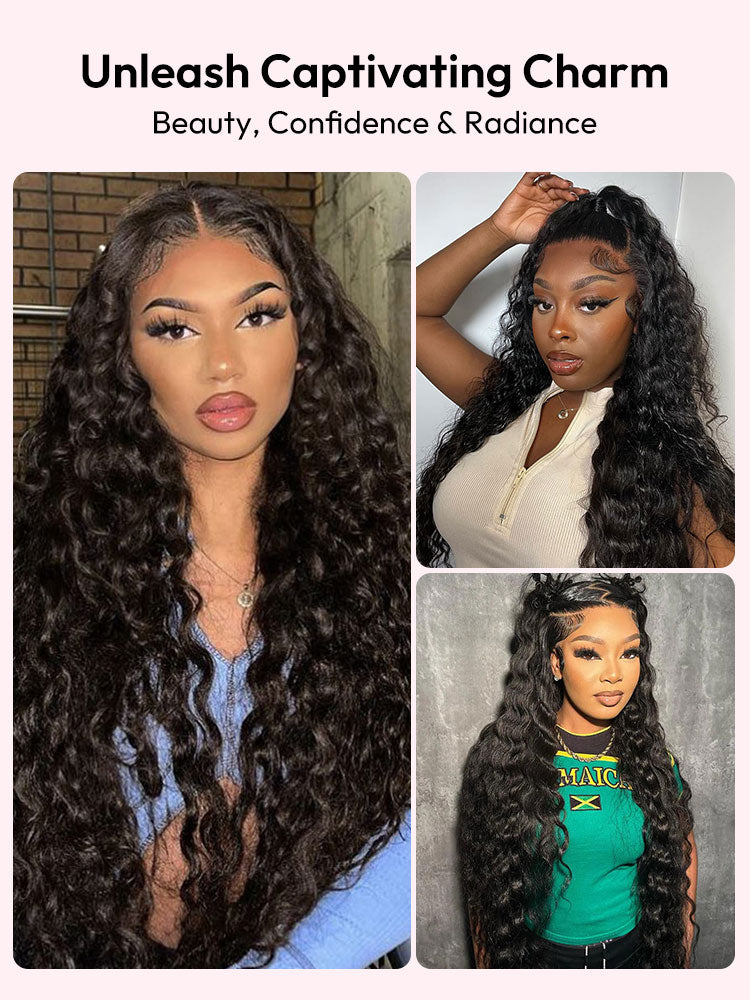 Long HD Lace Wigs 16-36 Inches Loose Deep Wave Long Wavy Lace Front Wigs