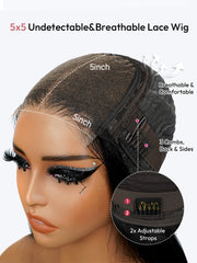 Loose Deep Wave Wigs 5*5 Closure Wigs Brazilian Lace Closure Wigs For Sale