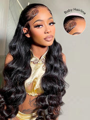HD Wigs Lace Closure Wigs Transparent Body Wave Straight Invisible Wigs