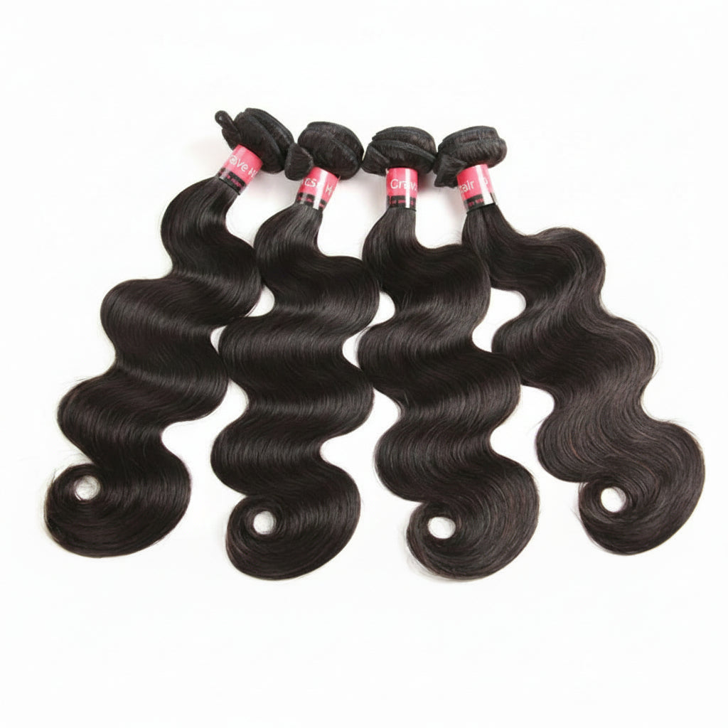 West Kiss Brazilian Body Wave 4 Bundles 9A Brazilian Virgin Hair Body Wave Bundles