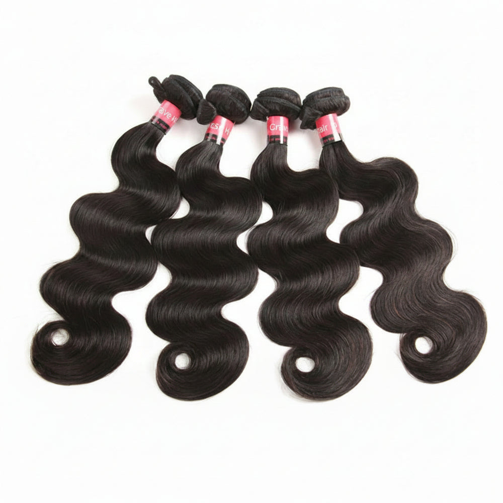 West Kiss Brazilian Body Wave 4 Bundles 9A Brazilian Virgin Hair Body Wave Bundles