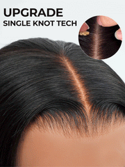 Straight Hair Transparent HD Wigs Pre Plucked Invisible Lace Front Wigs
