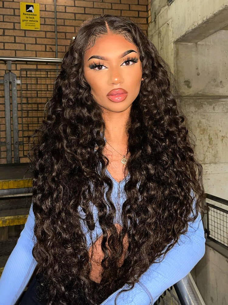 Loose Deep Wave Wigs 5*5 Closure Wigs Brazilian Lace Closure Wigs For Sale