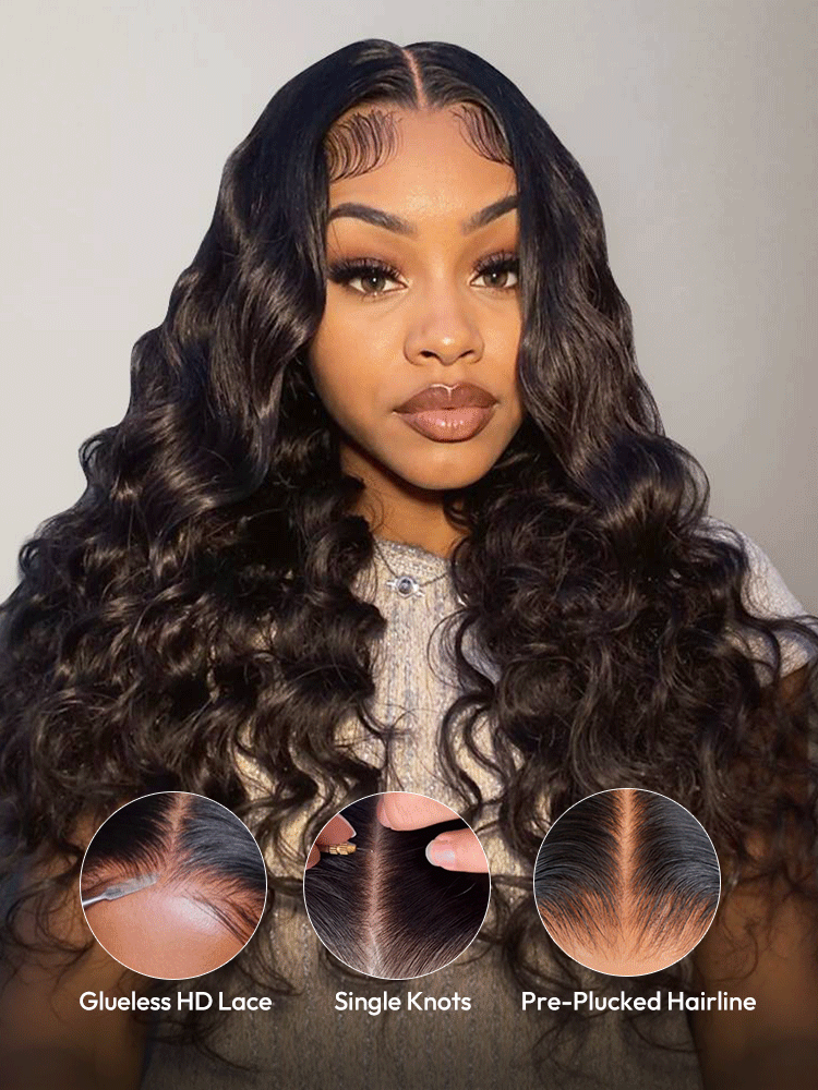 Loose Deep Wave Wigs 5*5 Closure Wigs Brazilian Lace Closure Wigs For Sale