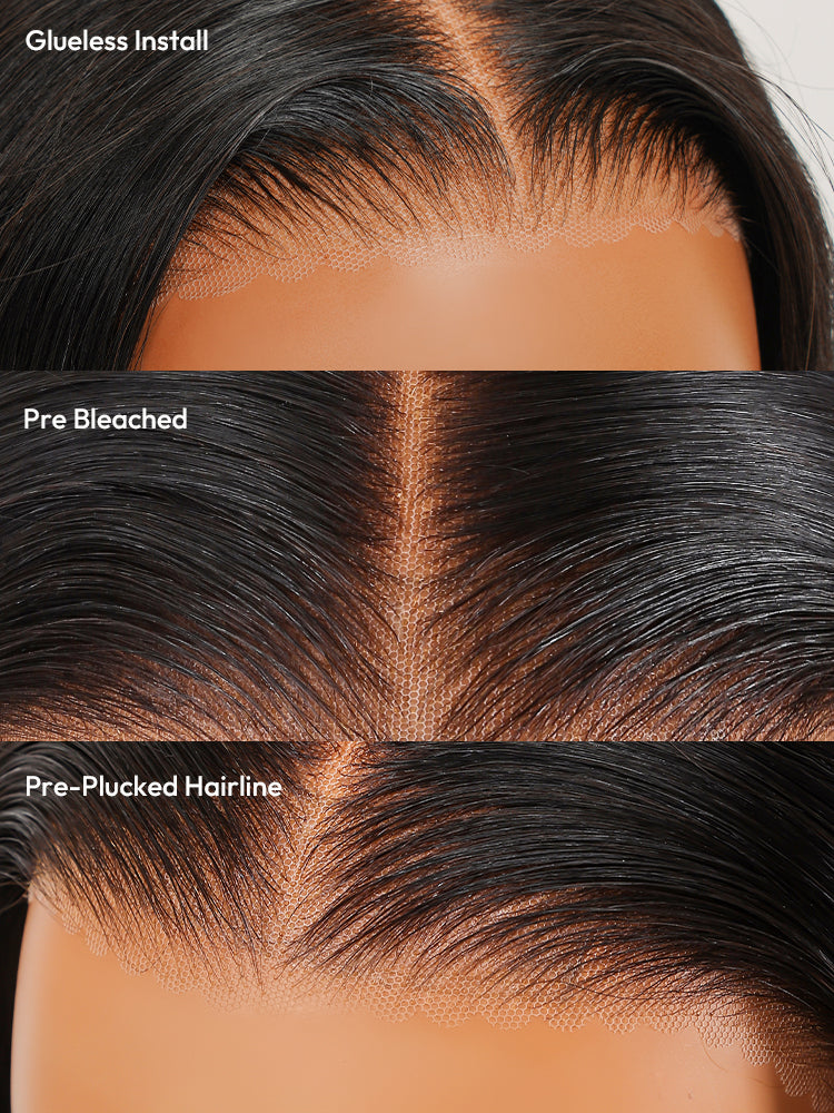 Glueless Ready To Go Wigs - Straight Super Invisible LY Lace Closure Human Hair Wigs