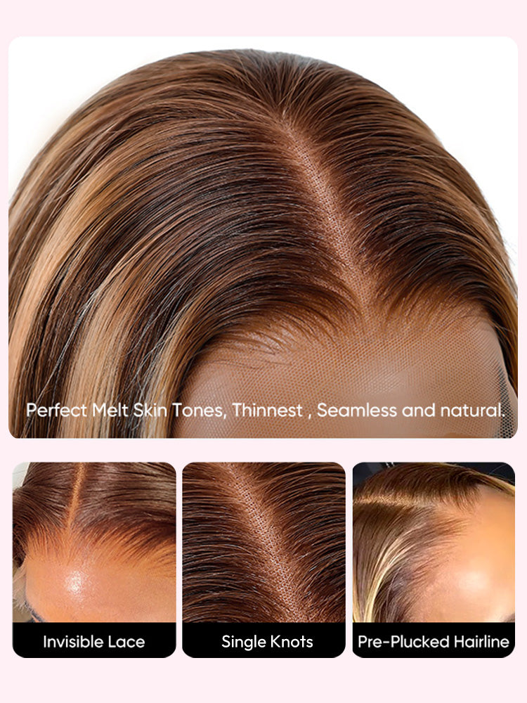 Deep Wave Highlight Lace Front Wigs 16-30 inches