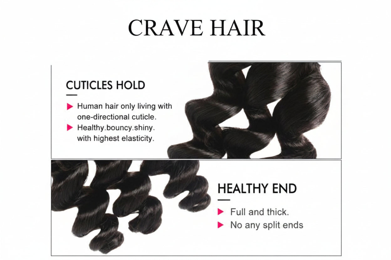 High Quality Loose Wave Weave 3 Bundles Human Hair Bundles Deal