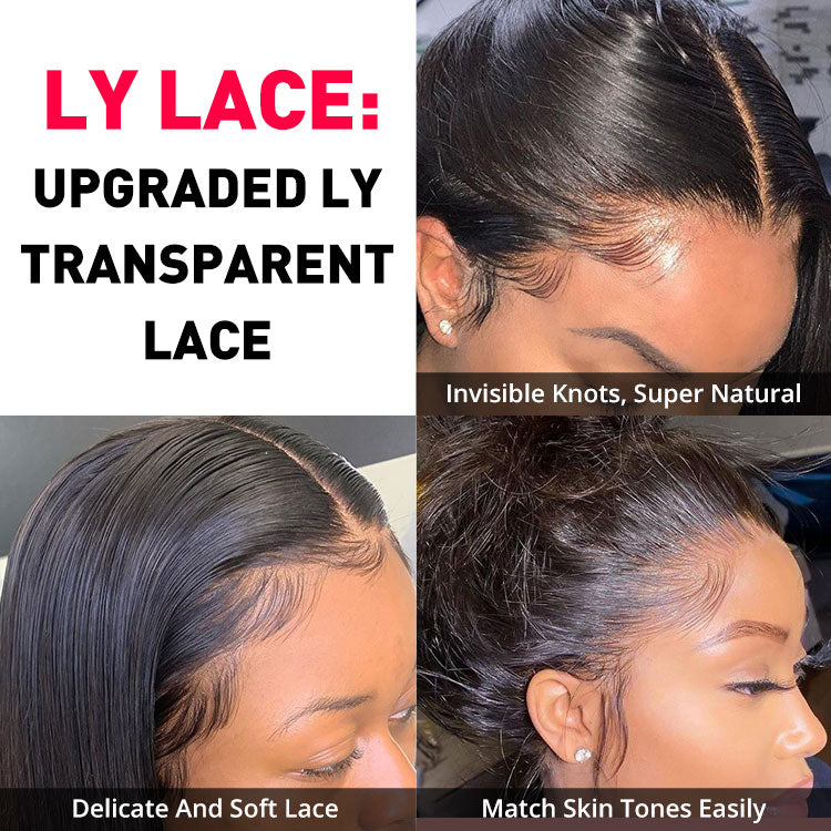 Body Wave Black Human Hair Wigs With Brown And Blonde Highlights