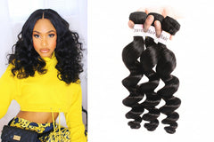 High Quality Loose Wave Weave 3 Bundles Human Hair Bundles Deal