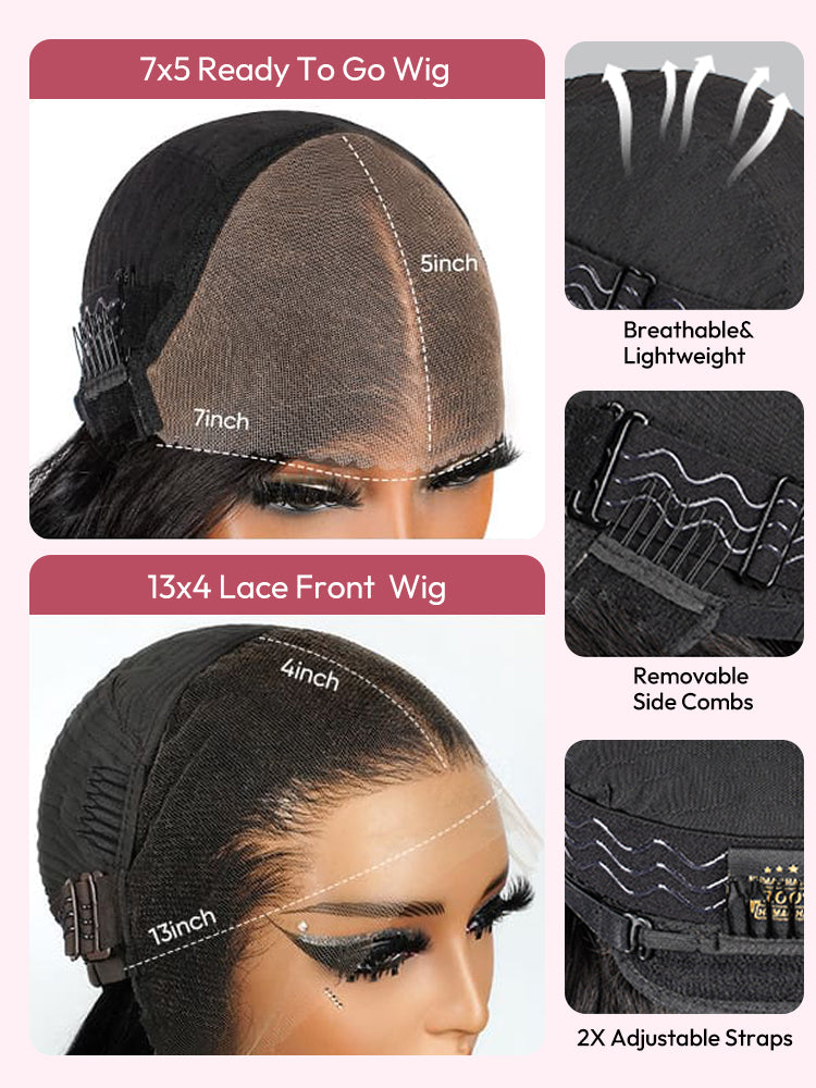 Body Wave Super Invisible LY Lace Front Bob Wigs Bob Lace Front Wigs With Baby Hair Short Wigs