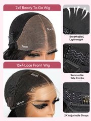 Body Wave Super Invisible LY Lace Front Bob Wigs Bob Lace Front Wigs With Baby Hair Short Wigs